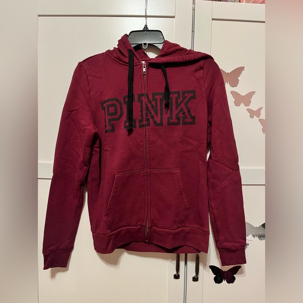 PINK Full-Zip Hoodie